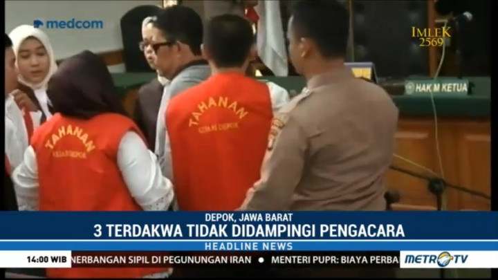 Sidang Perdana, Tiga Terdakwa First Travel Tidak Didampingi Pengacara