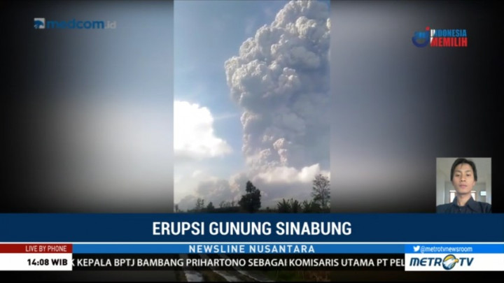 Gunung Sinabung Masih Berpotensi Erupsi