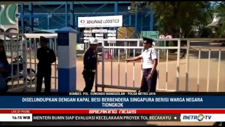 4 WNA Asal Tiongkok Diamankan Terkait Penyelundupan 1,6 Ton Narkoba