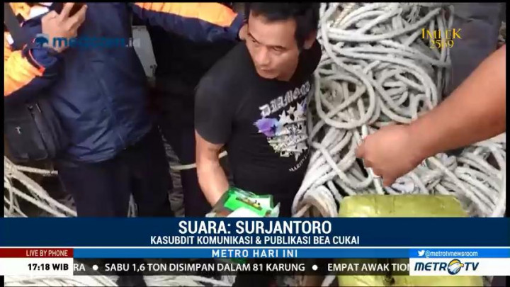 Tersangka Penyelundupan 1,6 Ton Narkoba Masih Diperiksa