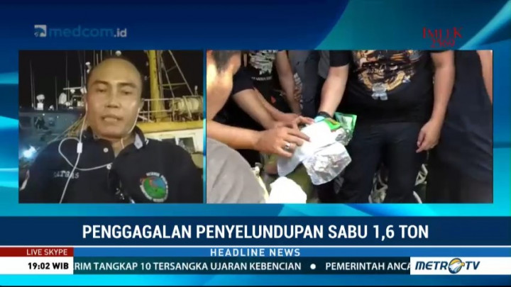 Penangkapan 1,6 Ton Sabu Tidak Berkaitan dengan 1 Ton Sebelumnya