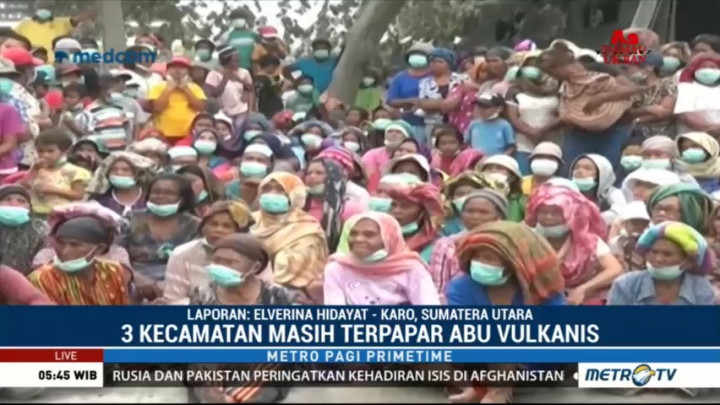 Tiga Kecamatan di Sekitar Gunung Sinabung Jadi Perhatian Pemerintah