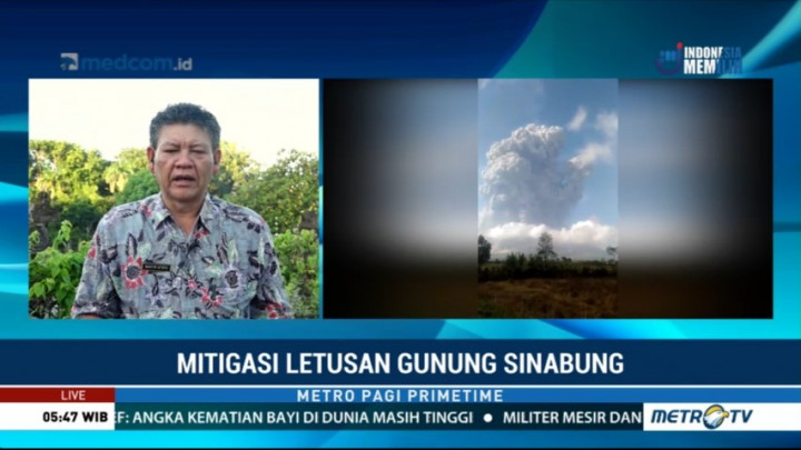Mitigasi Letusan Gunung Sinabung