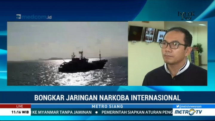 Kapal Pembawa 1,6 Ton Sabu Berasal dari Tiongkok