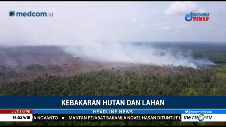 BMKG Deteksi Tiga Titik Api Muncul di Provinsi Riau