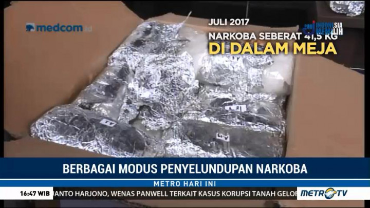 Modus-modus Penyelundupan Narkoba ke Indonesia
