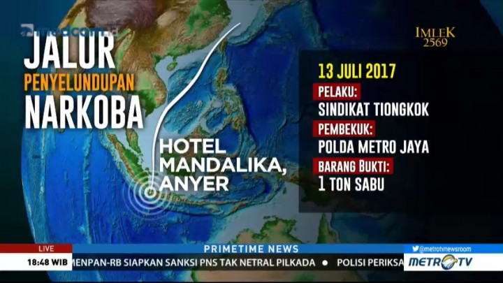 Tiga Kasus Penyelundupan Narkoba Terbesar dalam Setahun Terakhir