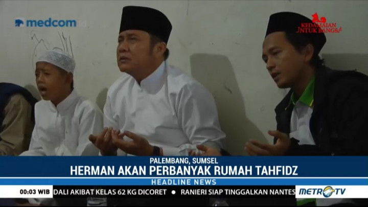 Herman Deru Janji akan Bangun Lebih Banyak Rumah Tahfidz di Sumsel