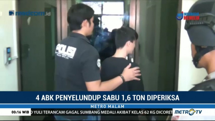 Pemeriksaan ABK Penyelundup 1,6 Ton Sabu Terkendala Bahasa