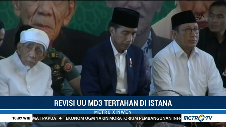 Revisi UU MD3 Tertahan di Istana