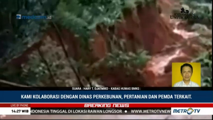 BMKG Imbau Warga Waspada Bencana Hingga April