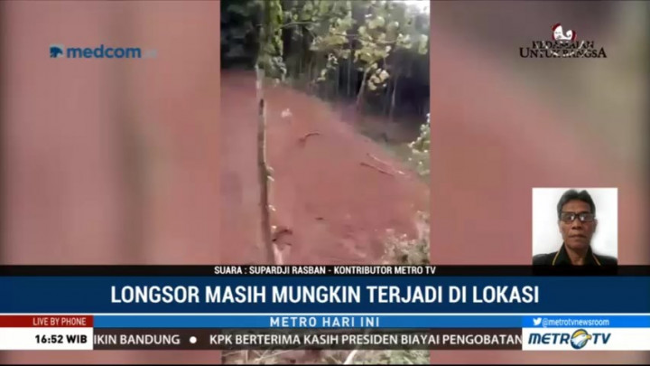Warga Sekitar Lokasi Longsor Diminta Mengungsi