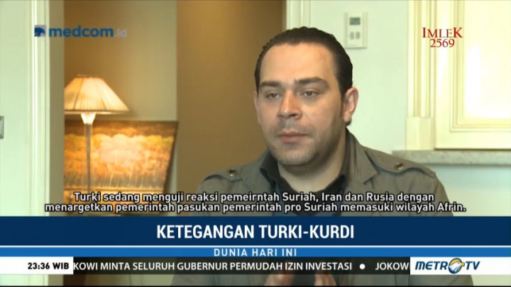 Ketegangan Turki dan Kurdi Diprediksi Tak Berlangsung Lama