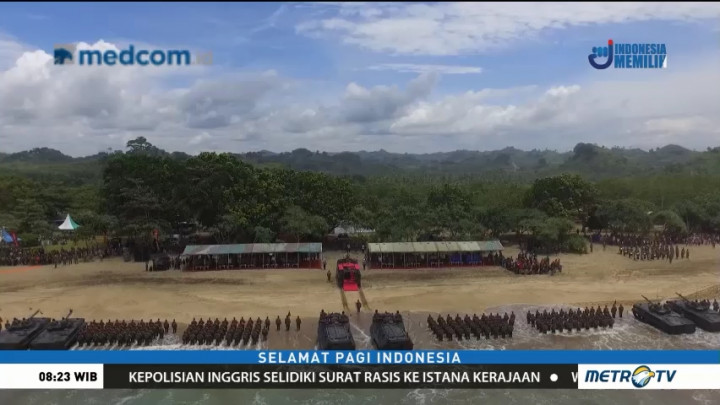 Panglima TNI Marsekal Hadi Jadi Warga Kehormatan Korps Marinir