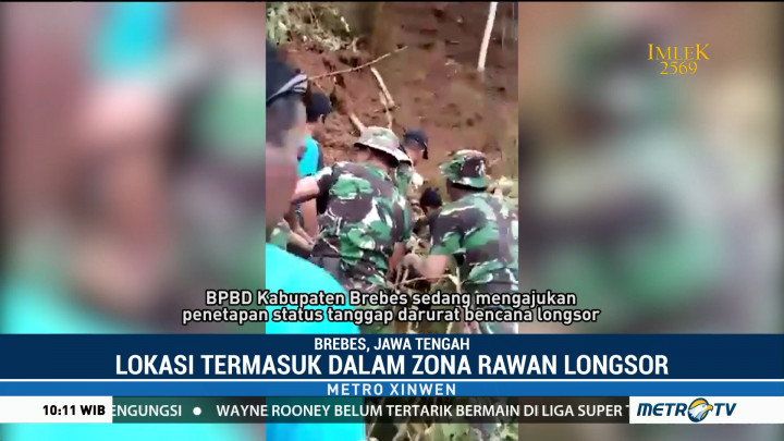 Longsor di Brebes, 6 Tewas dan Belasan Lainnya Hilang
