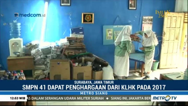 SMPN 41 Surabaya Terapkan Program <i>Zero Waste</i>