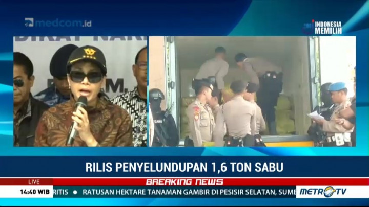 Menkeu: Pengungkapan Penyelundupan 1,6 Ton Sabu Bukan yang Terakhir