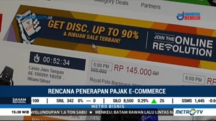 Pajak e-Commerce Diprediksi Sebesar 0,5%