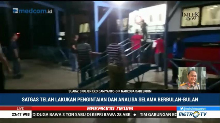 Ada 26 WNI di Kapal yang Diduga Bawa 3 Ton Sabu