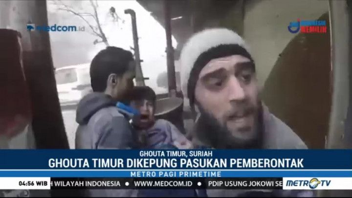 Ghouta Timur Dikepung Pasukan Pemberontak