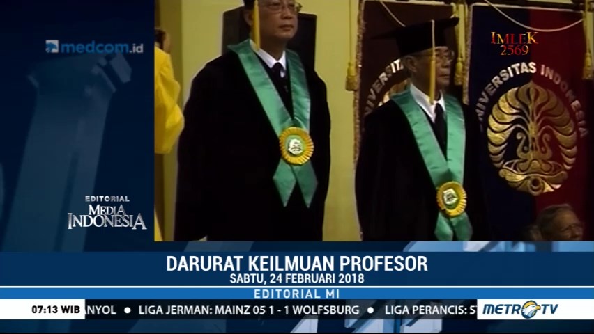 Darurat Keilmuan Profesor
