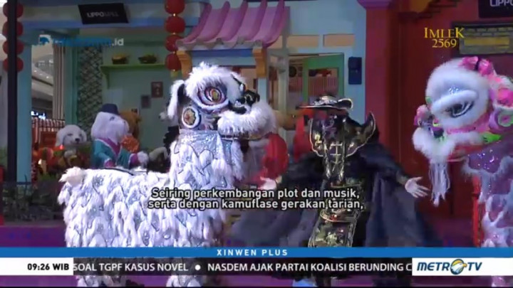 Uniknya Seni <I>Mask Changing</I> dan Barongsai Diiringi Musik Hip Hop