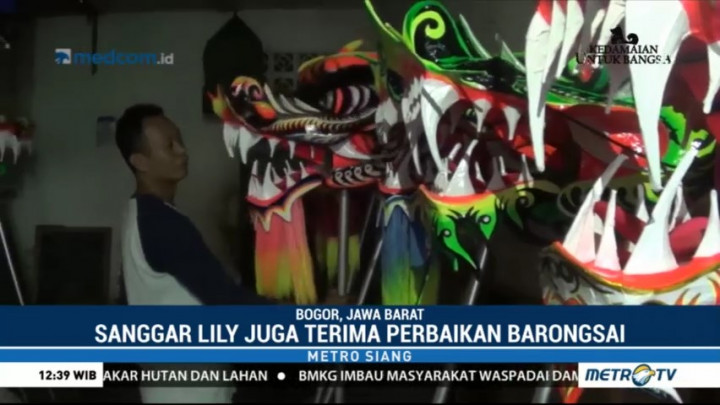 Pengrajin Barongsai di Bogor Kebanjiran Order