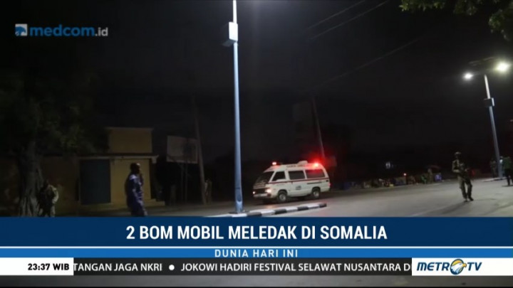 Dua Bom Mobil Guncang Ibu Kota Somalia