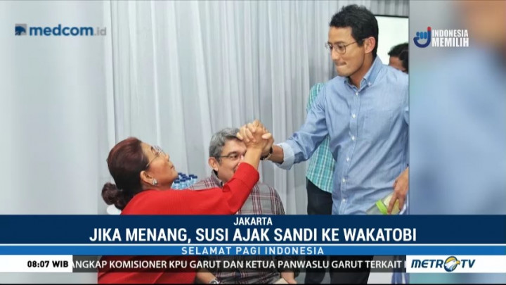 Susi Pudjiastuti Tantang Sandiaga Uno Adu Kekuatan di Danau Sunter