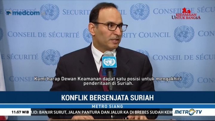 DK PBB Sepakati Gencatan Senjata di Suriah