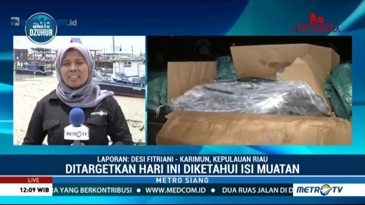 Petugas Belum Temukan Barang Bukti Sabu di Kapal Win Long