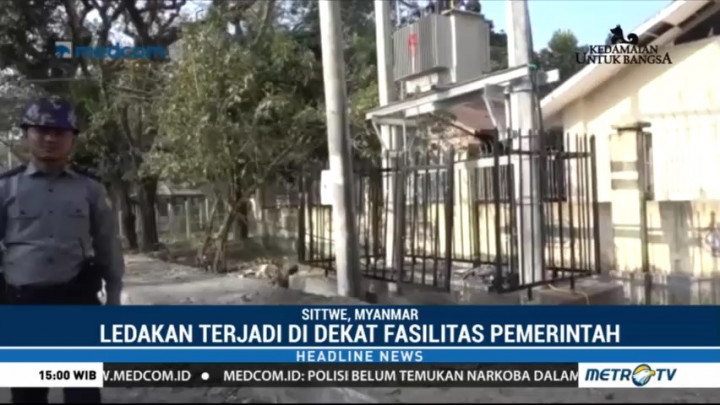 Terjadi Tiga Ledakan Bom di Myanmar