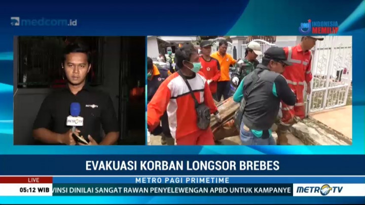 Evakuasi Korban Longsor Brebes Diperkirakan Selesai Dua Hari Lagi
