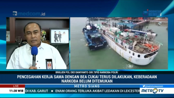 Polri Yakin Kapal Win Long Membawa Narkoba