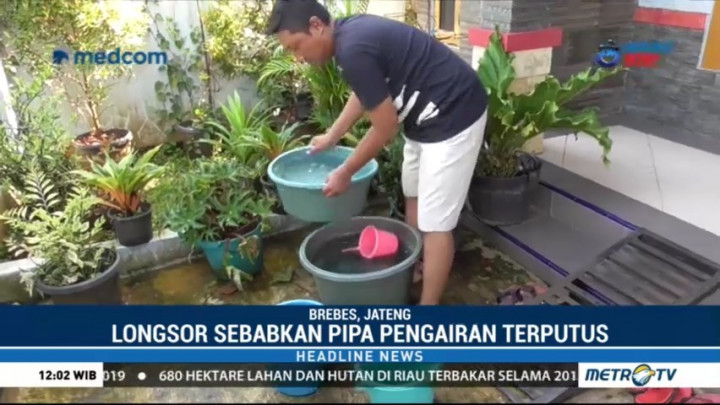 Pascalongsor, Warga Brebes Alami Krisis Air Bersih