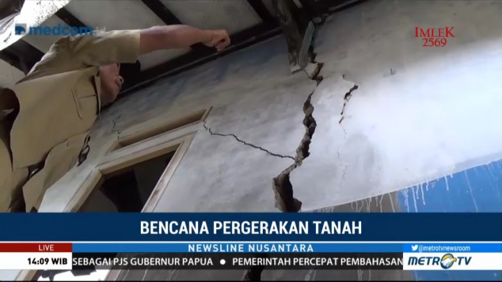 Pergerakan Tanah di Ciamis Terus Terjadi, Warga Mengungsi