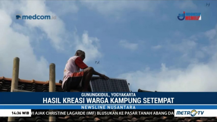 Warga Kampung Ini Memilih Gunakan Listrik Tenaga Surya