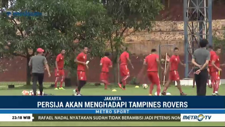 Persija Tanpa Dua Pilar Utama saat Hadapi Tampines Rovers