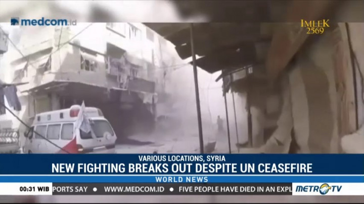 New Fighting Breaks Out in Syria Despite UN Ceasefire