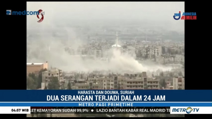 Serangan Udara Lagi-lagi Gempur Suriah