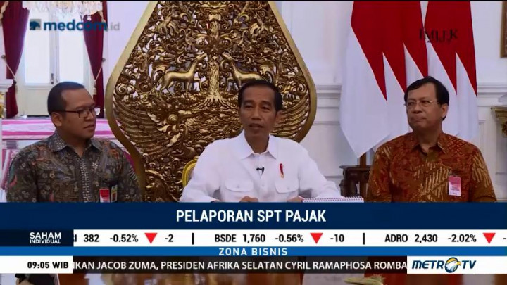 Jokowi Ajak Masyarakat Lapor SPT Lewat e-Filing