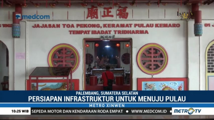 Pulau Kemaro Bersiap Sambut Cap Go Meh
