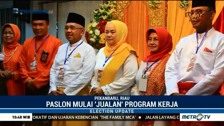 Paslon Pilgub Riau Mulai Jualan Program Kerja