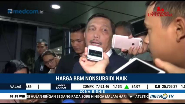 Harga BBM Non-Subsidi Naik