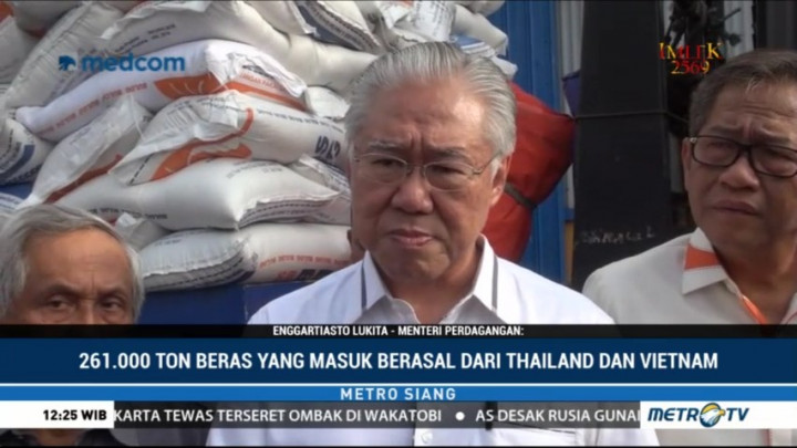 Mendag: Beras Impor akan Digunakan Sebagai Cadangan