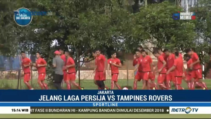 Persija Siap Raih Tiga Poin dari Tampines Rovers