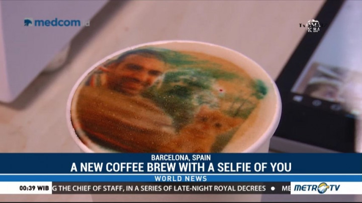 A New Coffee Brew with A Selfie of You