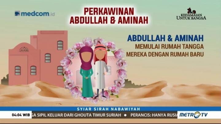 Syiar Sirah Nabawiyah: Pernikahan Abdullah dan Aminah (1)