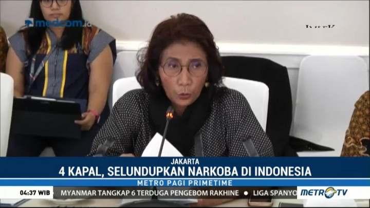 Menteri Susi akan Tenggelamkan Kapal Penyelundup Narkoba