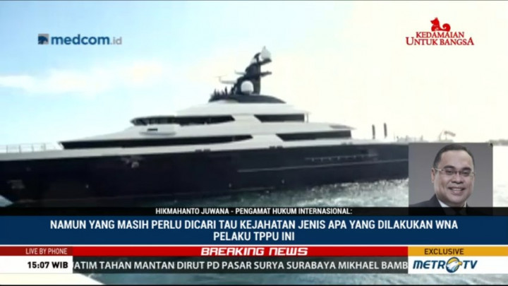 Kapal Equanimity Dibeli dengan Uang Hasil Korupsi di Malaysia